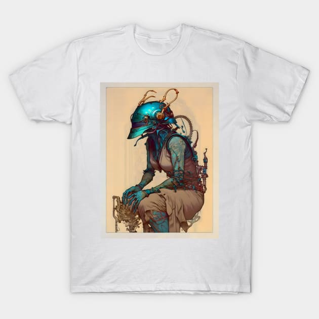 Beetle Droid Drone Engineer T-Shirt by entwithanaxe